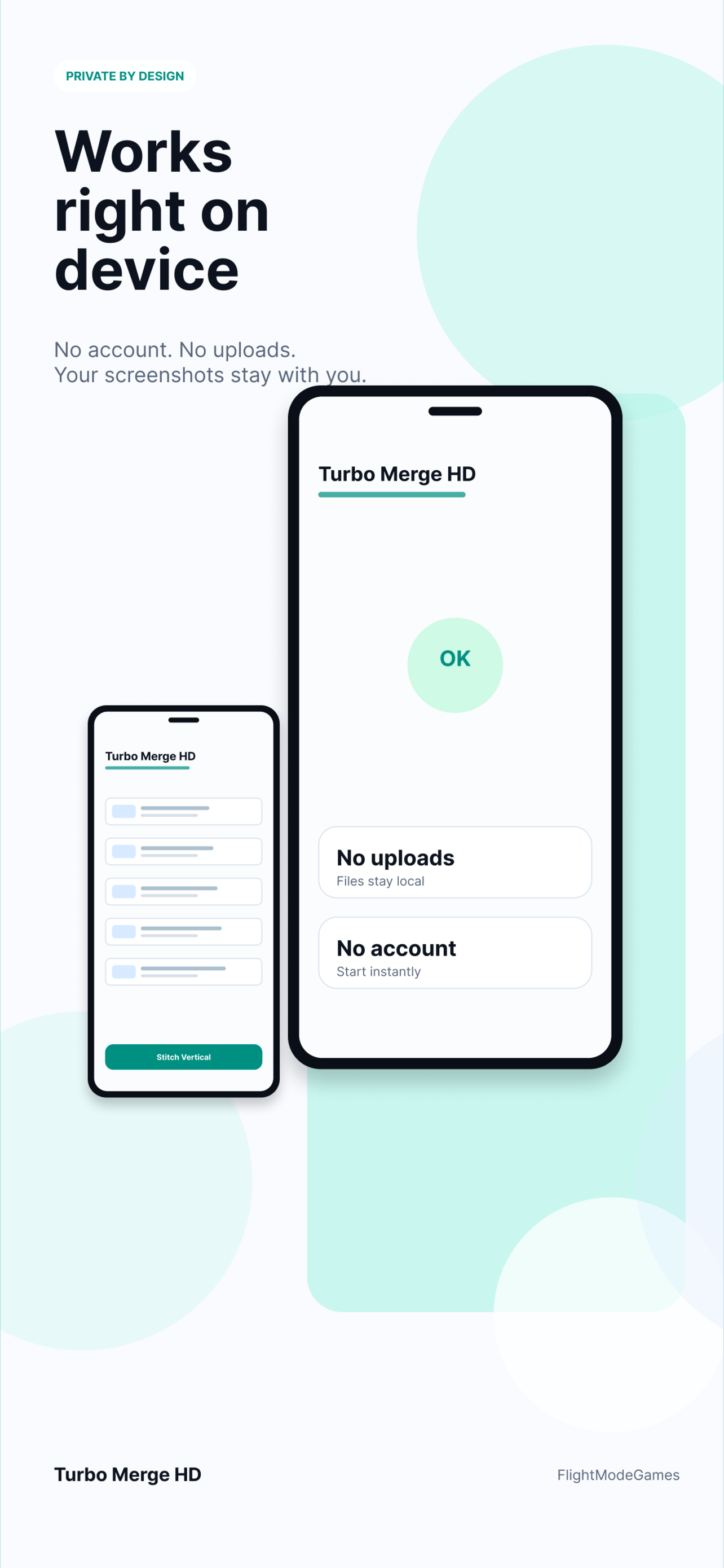 Turbo Merge HD private workflow screen